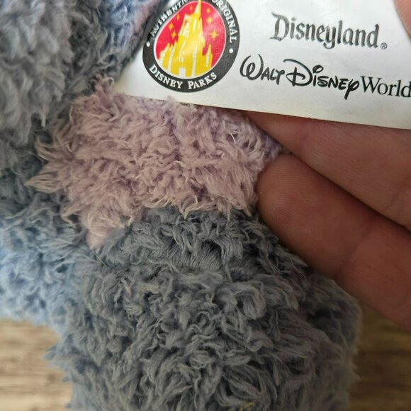 Disney Parks Round Eeyore Baby Plush Stuffed Toy w Detachable Tail Soft Cuddly - Picture 6 of 8